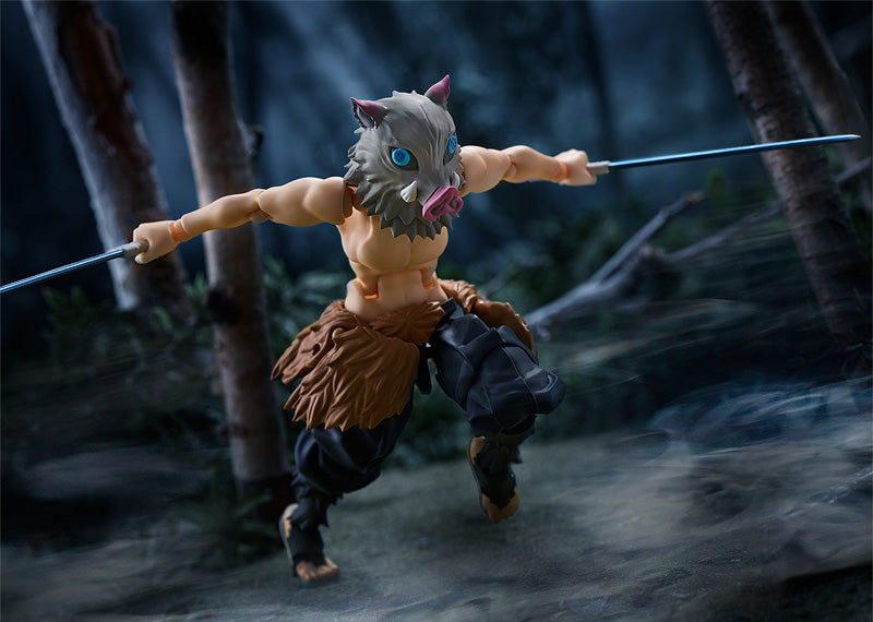 Load image into Gallery viewer, Max Factory - Demon Slayer: Kimetsu No Yaiba Figma: No. 533 DX Inosuke Hashibira [Deluxe]
