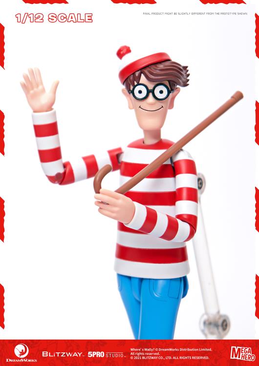 Blitzway - MEGAHERO Where's Waldo: Waldo 1/12 Scale Figure