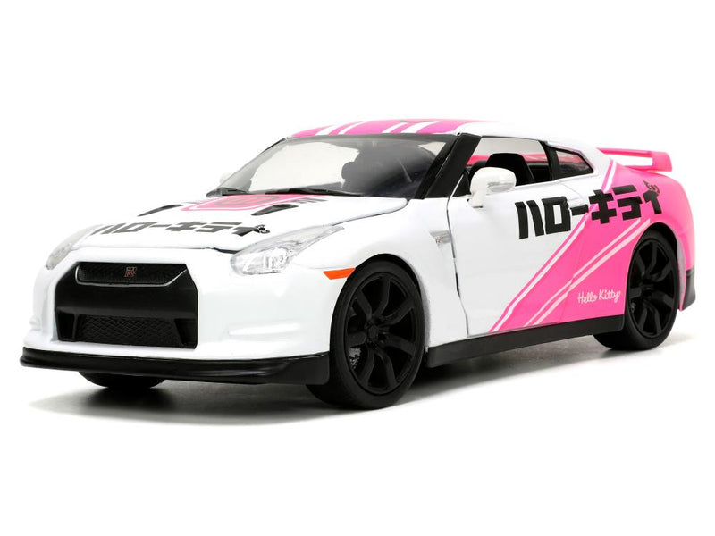 Load image into Gallery viewer, Jada Toys - Hello Kitty and Friends Tokyo Speed: Die-Cast Hello Kitty and 2009 Nissan GTR 1/24 Scale
