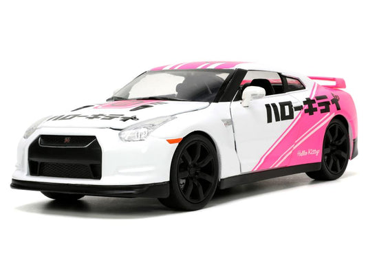 Jada Toys - Hello Kitty and Friends Tokyo Speed: Die-Cast Hello Kitty and 2009 Nissan GTR 1/24 Scale