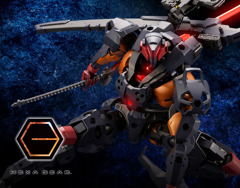 Load image into Gallery viewer, Kotobukiya - Hexa Gear - V-Thor and Pawn X1 Set (Night Stalkers Version)
