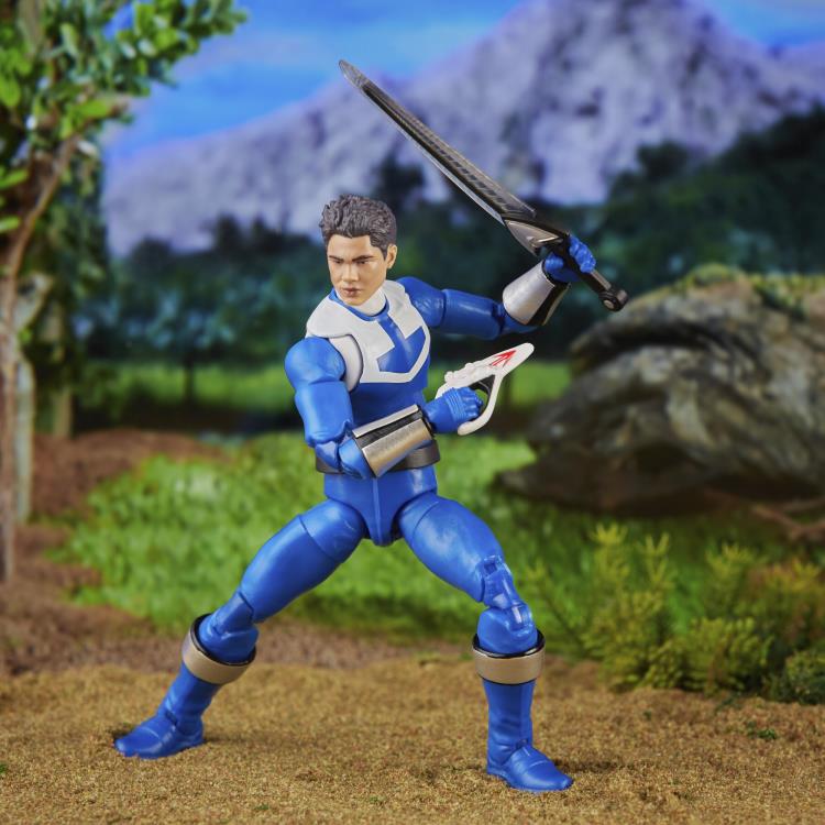 Load image into Gallery viewer, Power Rangers Lightning Collection - Power Rangers Time Force: Deluxe Blue Ranger and Vector Cycle Set
