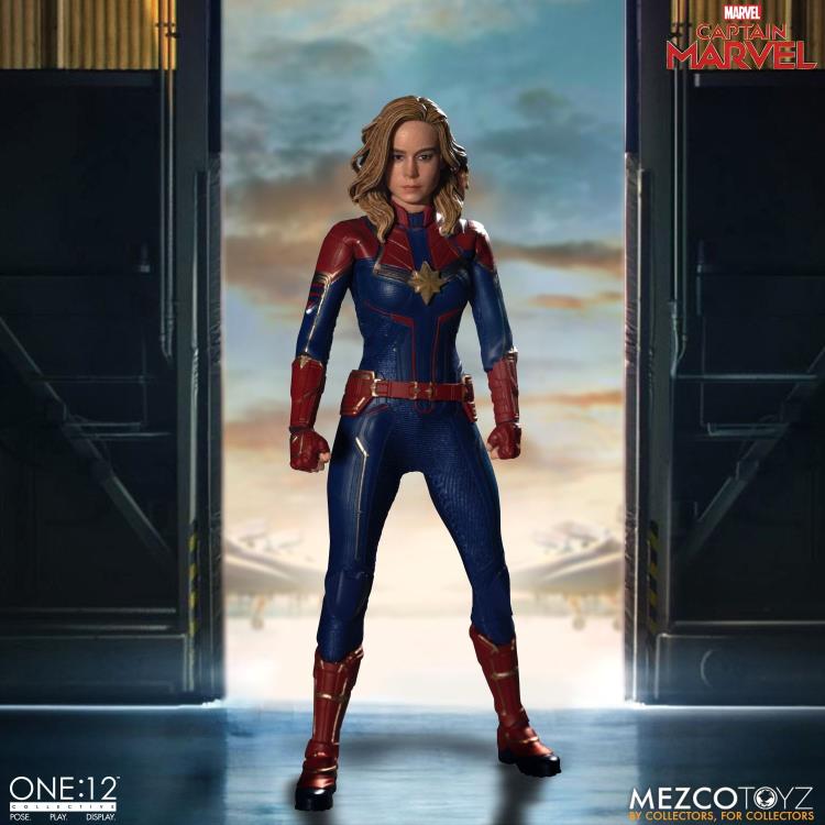 Load image into Gallery viewer, Mezco Toyz - One:12 Captain Marvel
