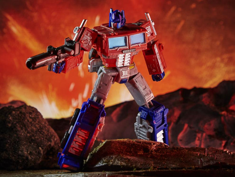 Load image into Gallery viewer, Transformers War for Cybertron: Kingdom - Leader Class Optimus Prime Trailer
