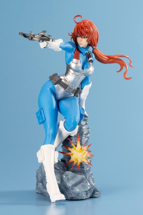 Load image into Gallery viewer, Kotobukiya - G.I. Joe Bishoujo Statue: Scarlett (Sky Blue Color)
