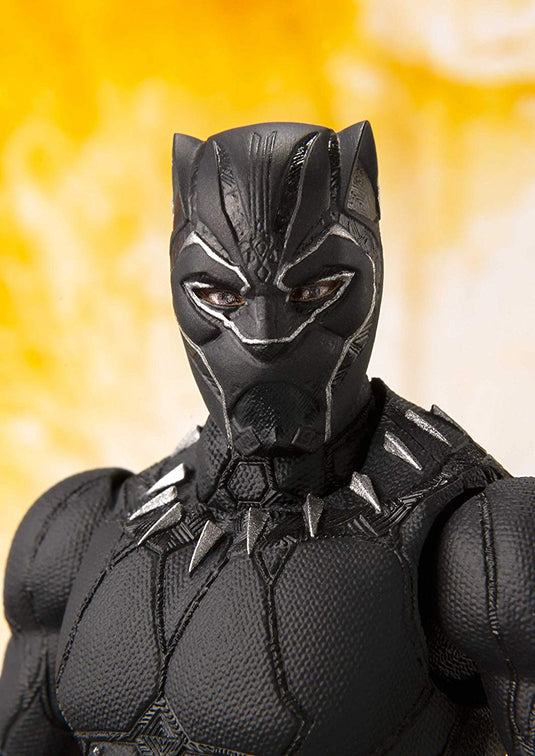 Bandai - S.H.Figuarts - Avengers: Infinity War - Black Panther & Tamashii Effect Rock