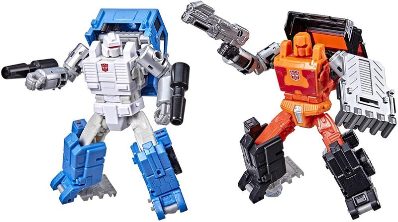 Load image into Gallery viewer, Transformers War for Cybertron: Kingdom Golden Disk Collection - Deluxe Road Ranger &amp; Puffer 2 Pack
