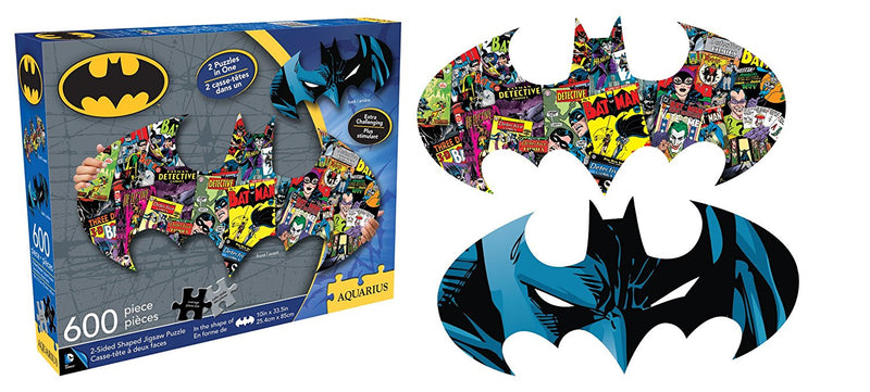 Load image into Gallery viewer, Puzzle - 600 DC Comics Batman Collage and Logo
