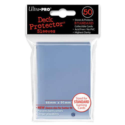 Ultra PRO - Solid Clear Deck Protectors - 50 Sleeves