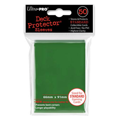 Ultra PRO - Solid Green Deck Protectors - 50 Sleeves