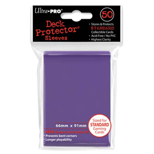 Ultra PRO - Solid Purple Deck Protectors - 50 Sleeves