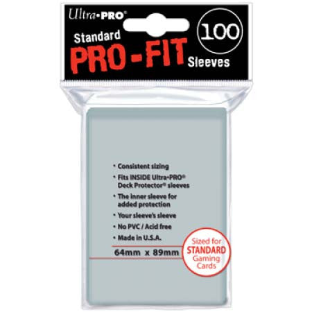 Ultra PRO - Standard Pro-fit Deck Protectors 100 Sleeves