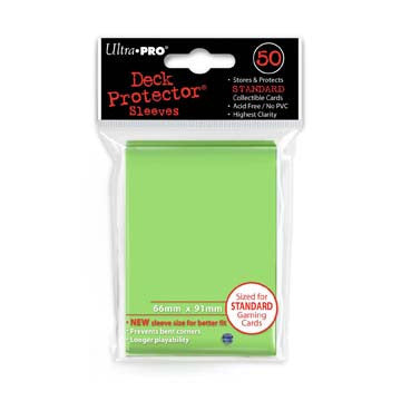 Ultra PRO - Solid Lime Green Deck Protectors - 50 Sleeves