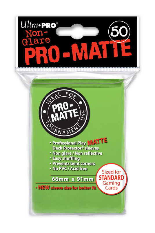 Ultra PRO - Pro-Matte Lime Green Deck Protectors - 50 Sleeves