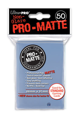 Ultra PRO - Pro-Matte Clear Deck Protectors - 50 Sleeves