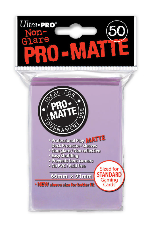 Ultra PRO - Pro-Matte Lilac Deck Protectors - 50 Sleeves