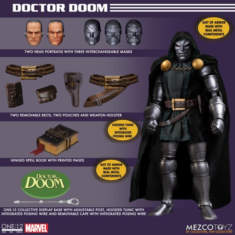 Load image into Gallery viewer, Mezco Toyz - One:12 Doctor Doom

