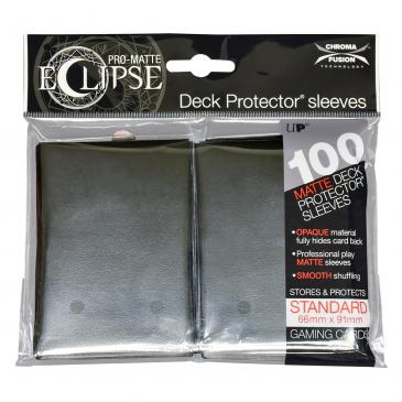 Ultra PRO - Pro-Matte Eclipse Jet Black Deck Protectors - 100 Sleeves