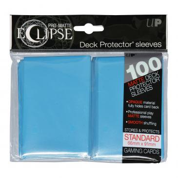 Ultra PRO - Pro-Matte Eclipse Sky Blue Deck Protectors - 100 Sleeves