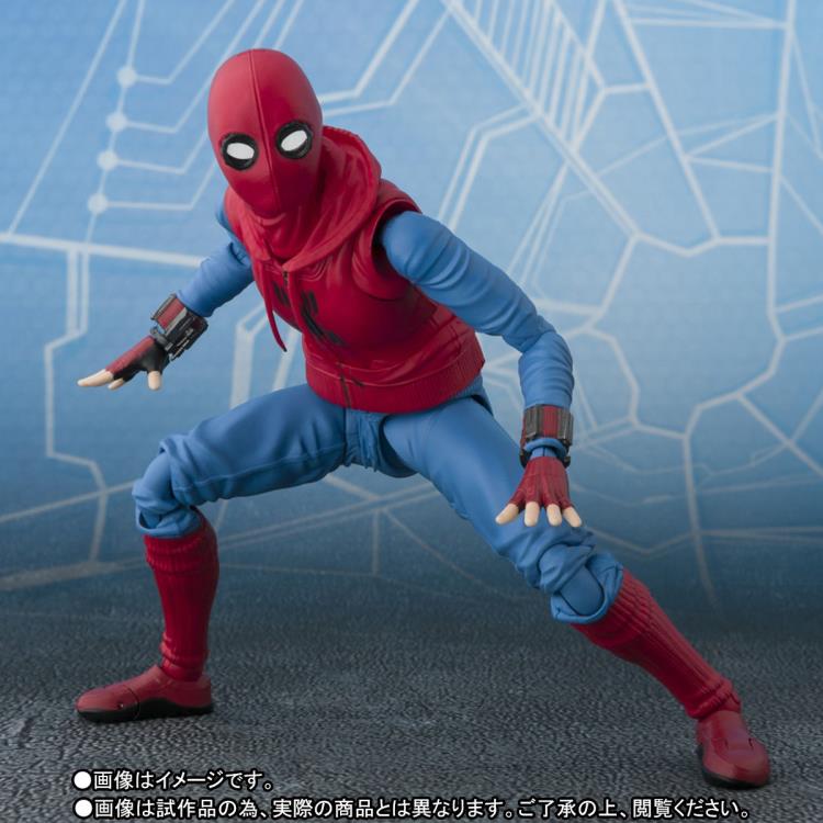 Load image into Gallery viewer, Bandai - S.H.Figuarts - Spider-Man Homecoming - Spider-Man Homemade Suit Version &amp; Iron Man Mark XLVII (Tamashii Web Exclusive)
