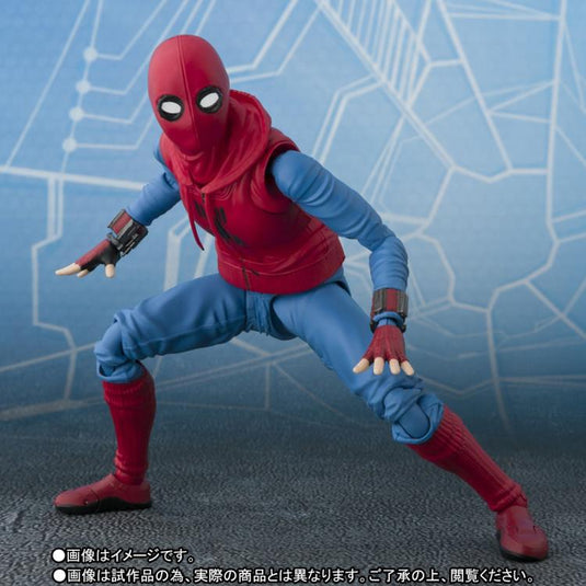 Bandai - S.H.Figuarts - Spider-Man Homecoming - Spider-Man Homemade Suit Version & Iron Man Mark XLVII (Tamashii Web Exclusive)