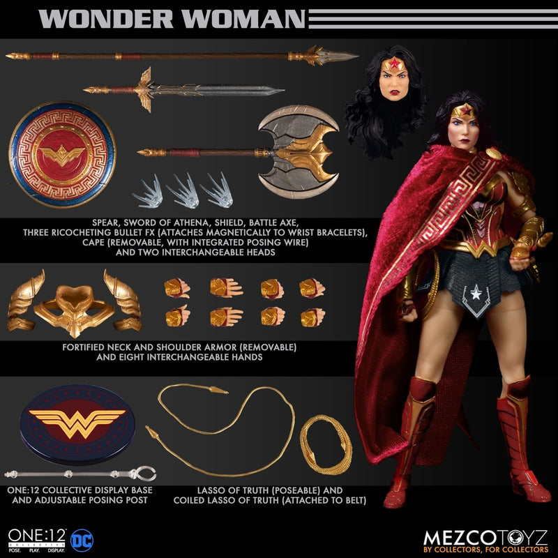 Load image into Gallery viewer, Mezco Toyz - One:12 DC Comics Wonder Woman
