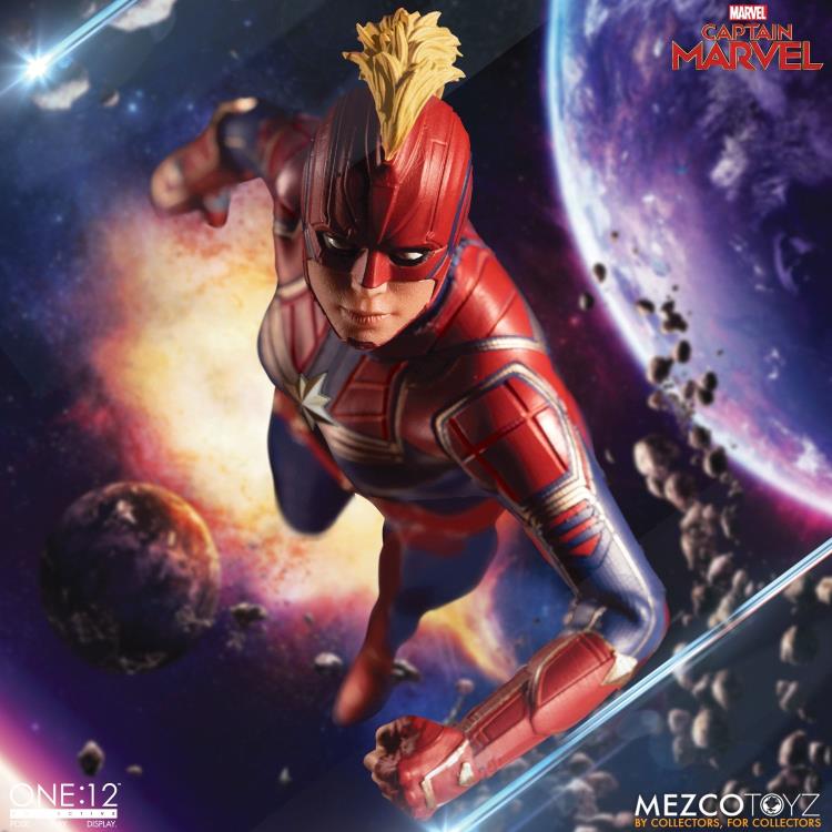 Load image into Gallery viewer, Mezco Toyz - One:12 Captain Marvel
