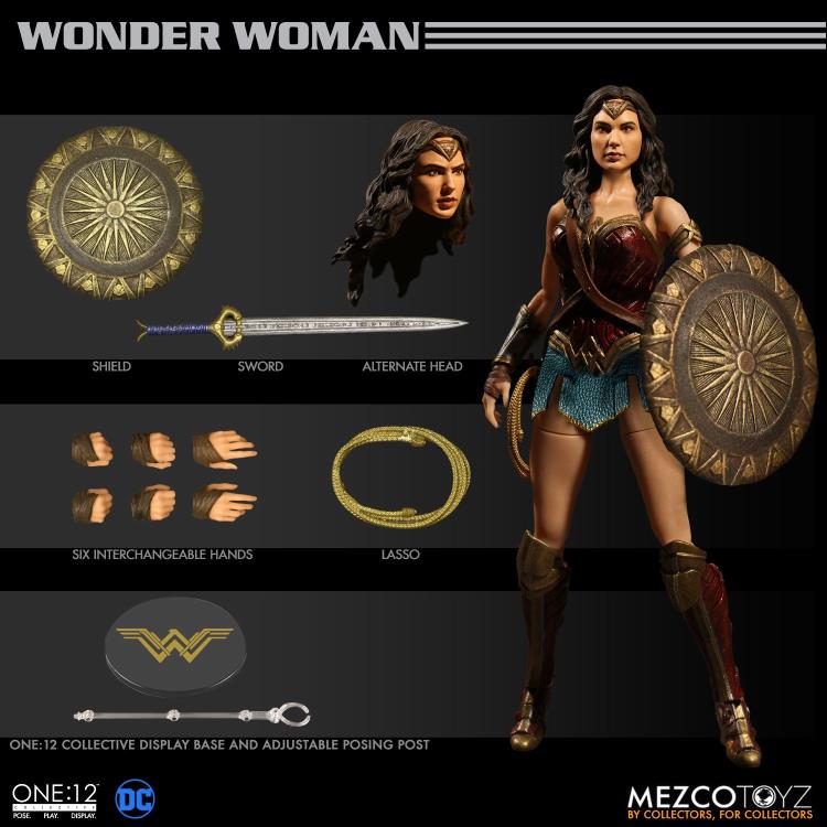 Load image into Gallery viewer, Mezco Toyz - One:12 Wonder Woman Movie Action Figure
