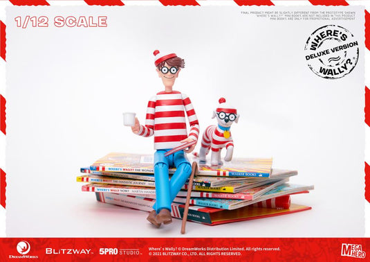 Blitzway - MEGAHERO Where's Waldo: Waldo Deluxe 1/12 Scale Figure