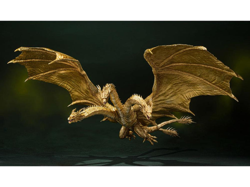 Load image into Gallery viewer, Bandai - S.H.Monsterarts Godzilla King of Monsters (2019): King Ghidorah (Special Color Version)
