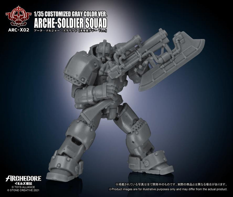 Load image into Gallery viewer, Toys Alliance - Archecore: ARC-02X Arche-Soldier Squad (Gray Color Version) Three-Pack
