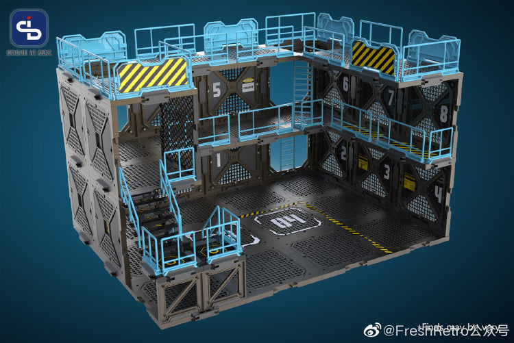 Load image into Gallery viewer, Fresh Retro: Scene in Box - SIB04 Fortifications Type B Diorama Building Set
