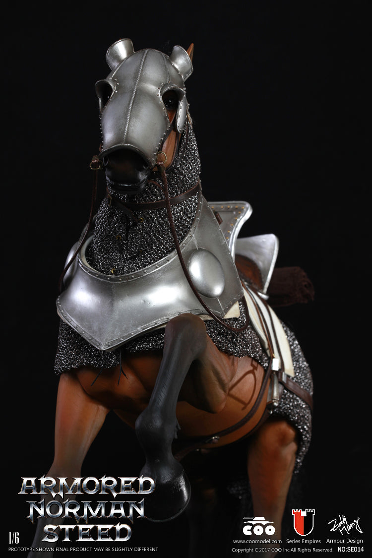 Load image into Gallery viewer, Coo Model - Series of Empires Diecast Alloy: Amored Norman Steed
