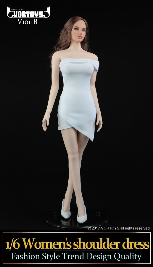 Load image into Gallery viewer, Vortoys - Women&#39;s Shoulder Dress
