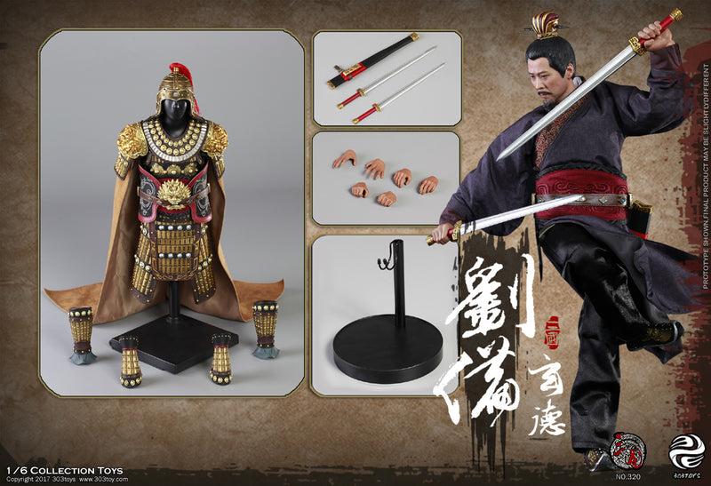 Load image into Gallery viewer, 303 Toys - Liu Bei A.K.A Xuande Armed Version Set
