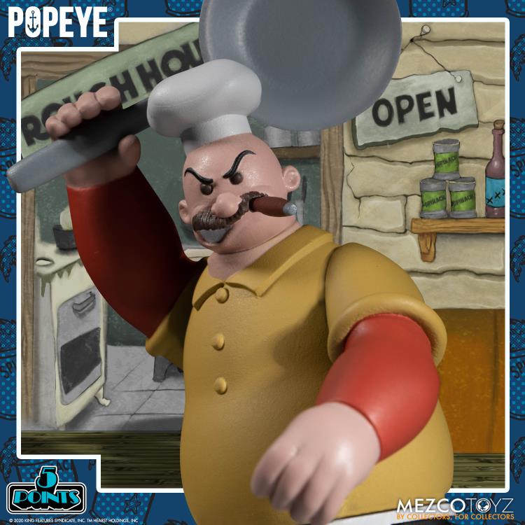 Load image into Gallery viewer, Mezco Toyz - Popeye Classic Comic Strip 5 Points Deluxe Boxed Set
