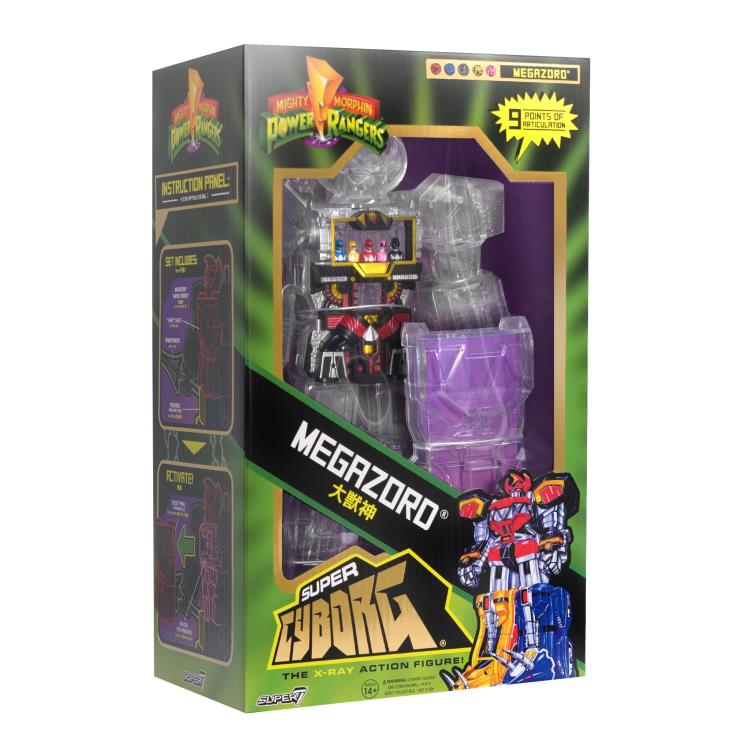 Load image into Gallery viewer, Super 7 - Mighty Morphin Power Rangers Super Cyborg - Megazord [Clear]
