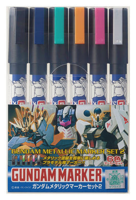 Mr Hobby - Gundam Marker Set - Gundam Metallic Marker Set 2