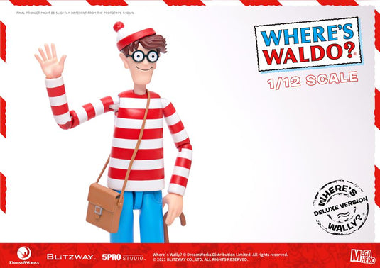 Blitzway - MEGAHERO Where's Waldo: Waldo Deluxe 1/12 Scale Figure