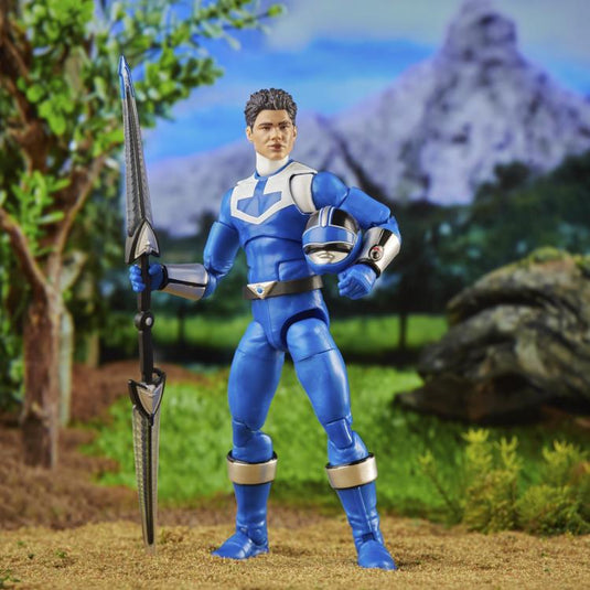 Power Rangers Lightning Collection - Power Rangers Time Force: Deluxe Blue Ranger and Vector Cycle Set