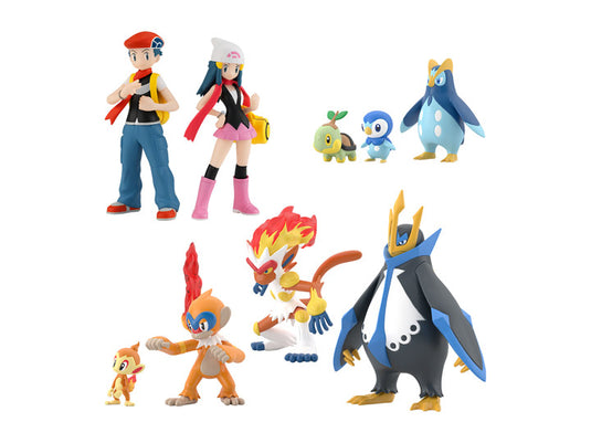 Bandai - Pokemon Scale World - Sinnoh Region Figure Set