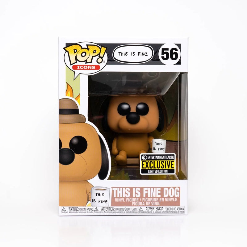 Load image into Gallery viewer, POP! Icons - This is Fine Dog (Exclusive)
