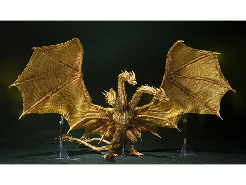 Load image into Gallery viewer, Bandai - S.H.Monsterarts Godzilla King of Monsters (2019): King Ghidorah (Special Color Version)
