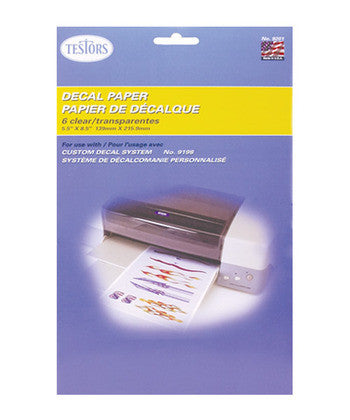 Load image into Gallery viewer, Testors - Decal Paper - Clear
