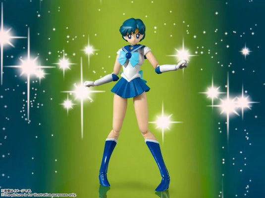 Bandai - S.H.Figuarts - Pretty Guardian Sailor Moon: Sailor Mercury - Animation Colour Edition