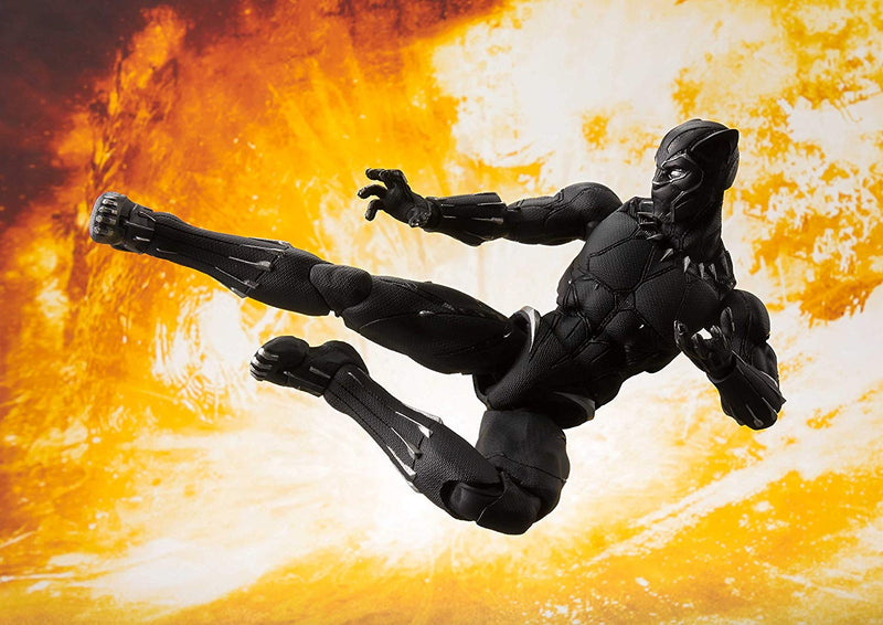 Load image into Gallery viewer, Bandai - S.H.Figuarts - Avengers: Infinity War - Black Panther &amp; Tamashii Effect Rock
