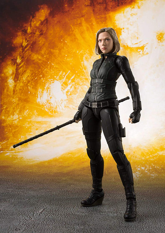 Bandai - S.H.Figuarts - Avengers: Infinity War - Black Widow & Tamashi Effect Explosion