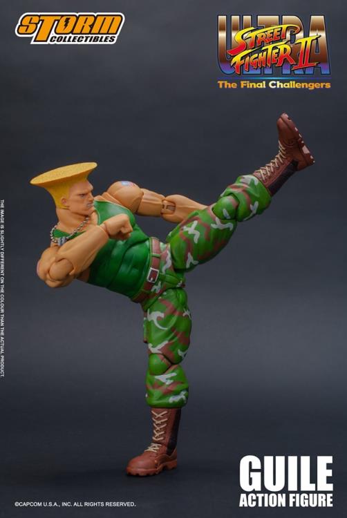 Load image into Gallery viewer, Storm Collectibles - Ultra Street Fighter II: The Final Challengers Guile 1/12 Scale
