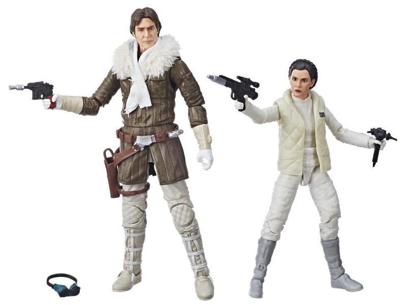 Load image into Gallery viewer, Star Wars the Black Series - Han Solo &amp; Leia Organa (Empire Strikes Back) Exclusive Two-Pack
