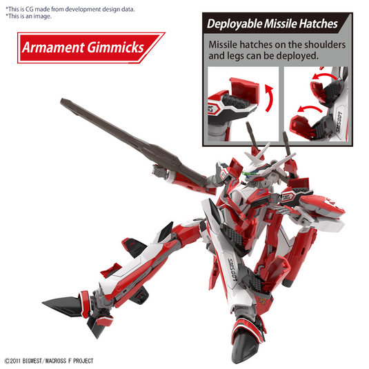 Bandai - HG 1/100 Macross Frontier - YF-29 Durandal Valkyrie (Alto Saotome Use)